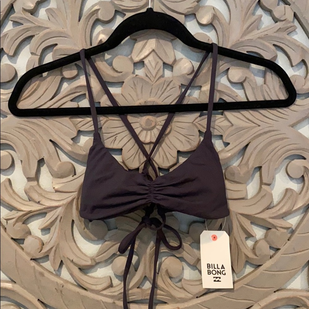 Black Billabong Bikini Top NWT